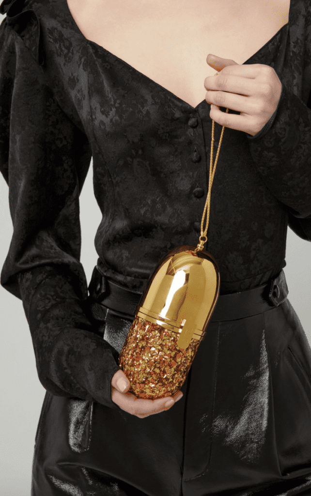 Marzook Pill Bag Gold.