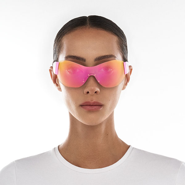 Karen Wazen Ski Sunglasses- Pink - AISPI